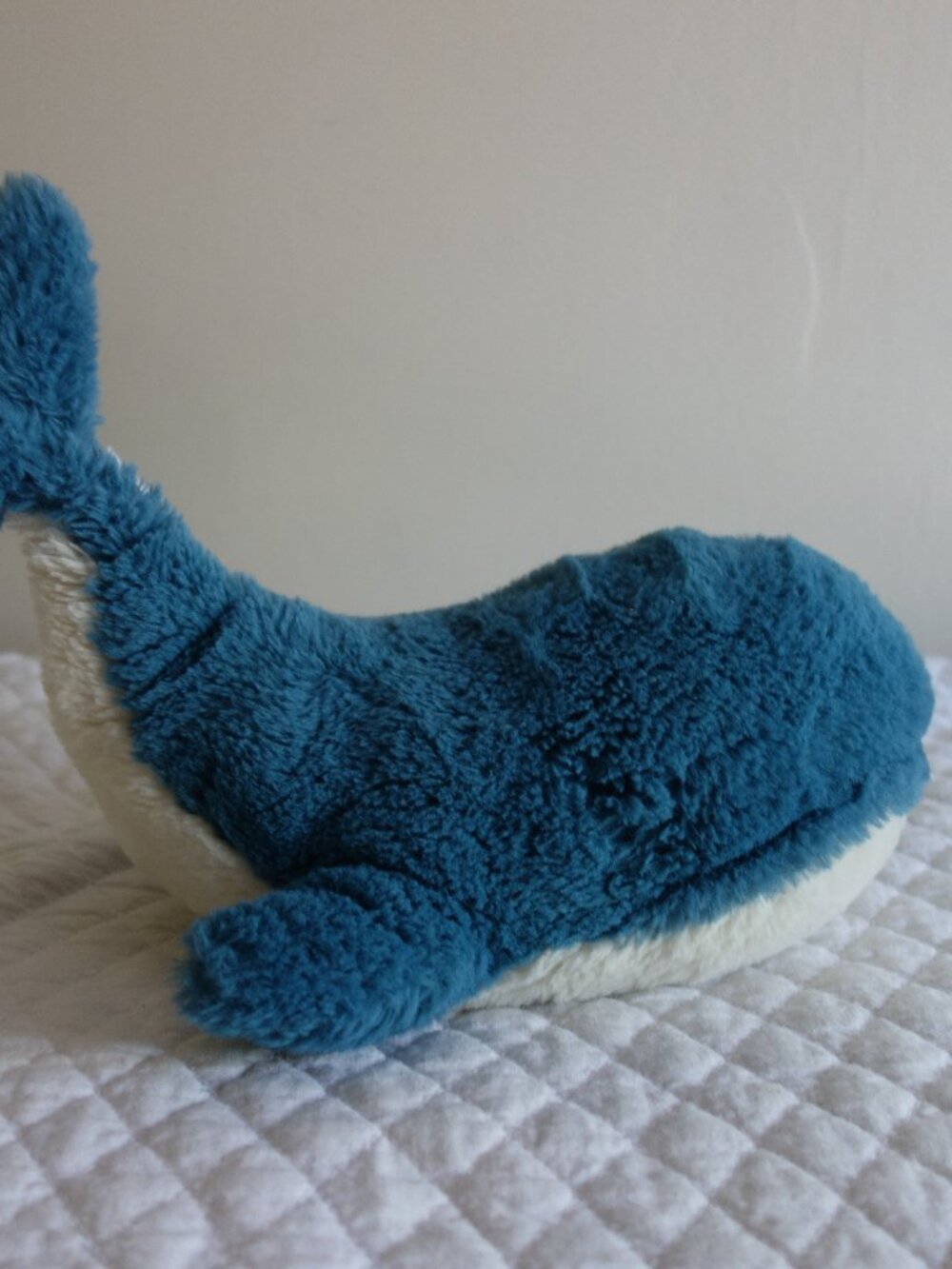 JELLYCAT Teal Blue Wally Whale Plush Stuffed Animal